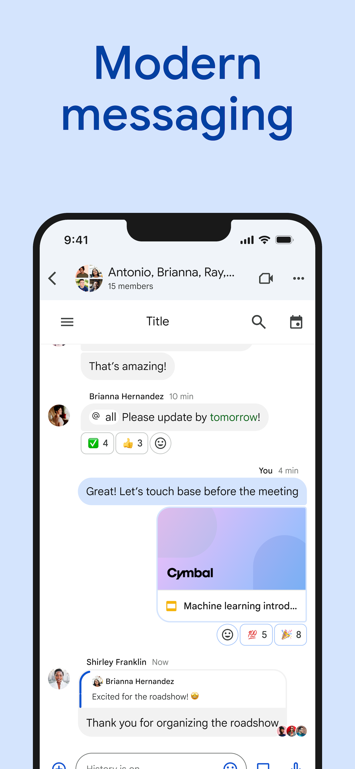 Google Chat App Store 宣传页