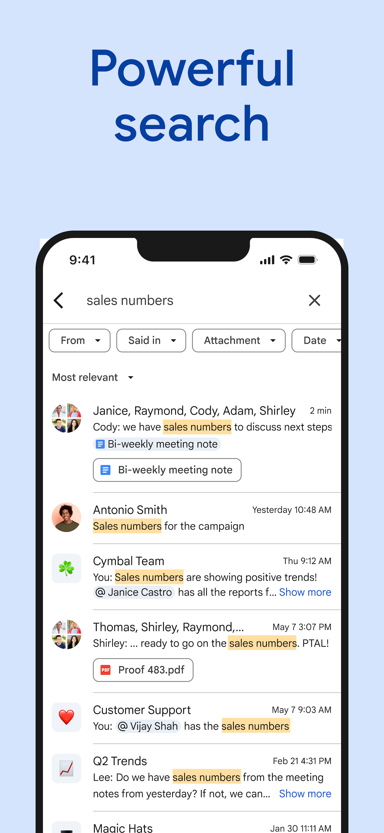Google Chat App Store 宣传页