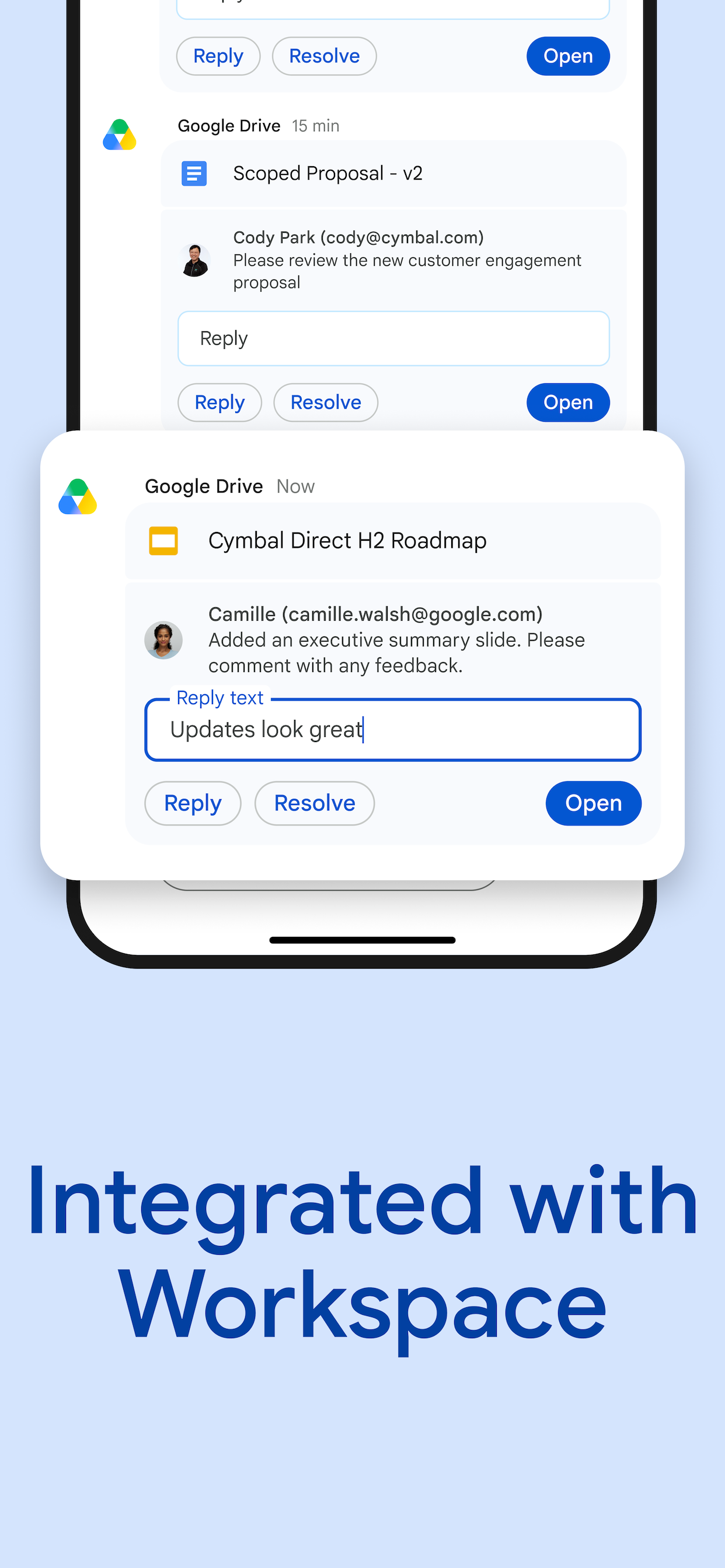 Google Chat App Store 宣传页