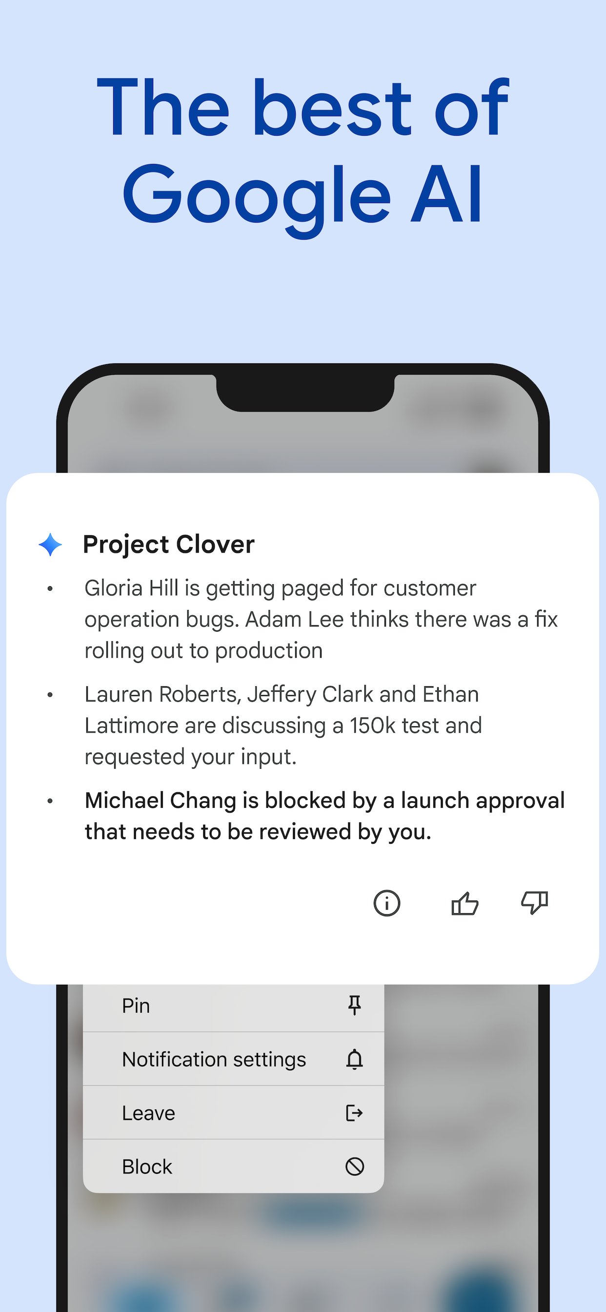 Google Chat App Store 宣传页