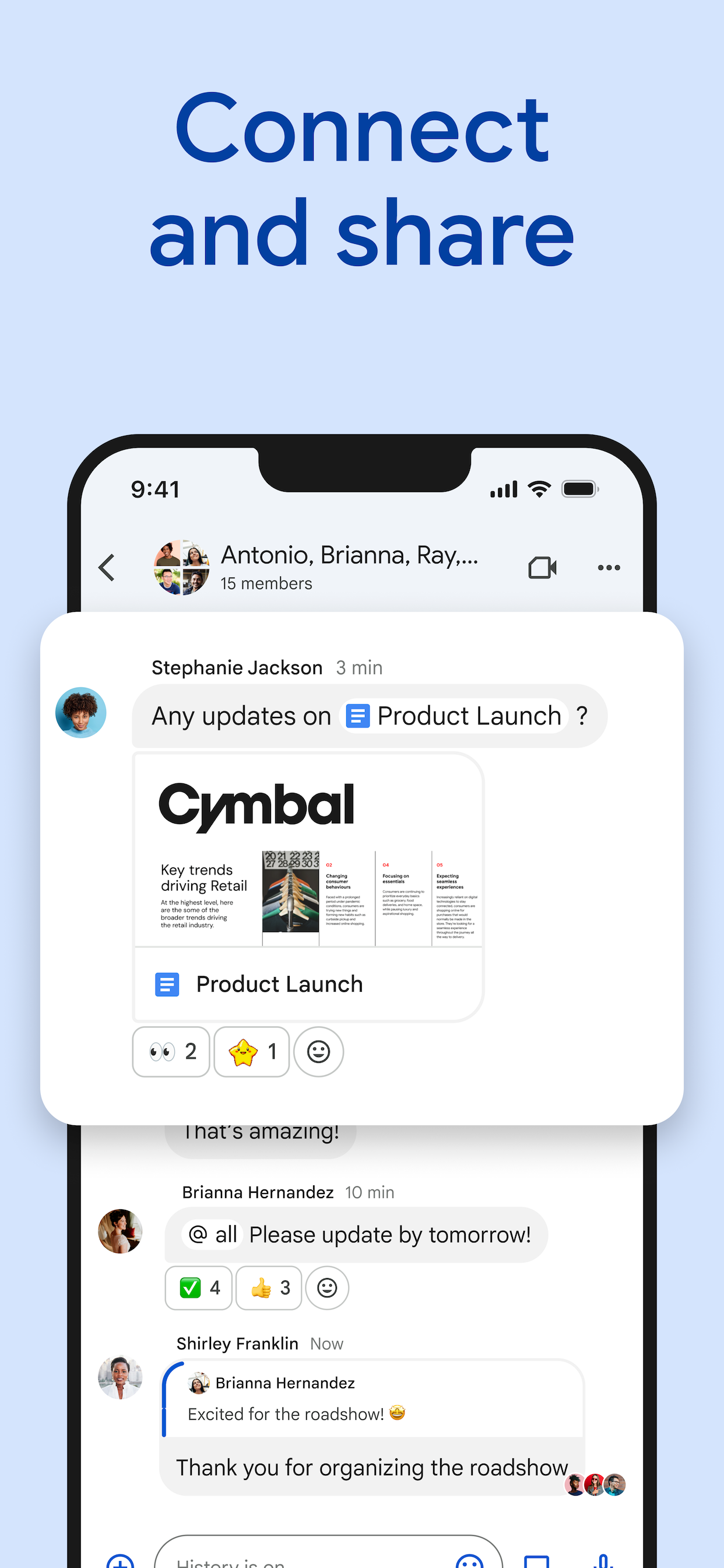 Google Chat App Store 宣传页