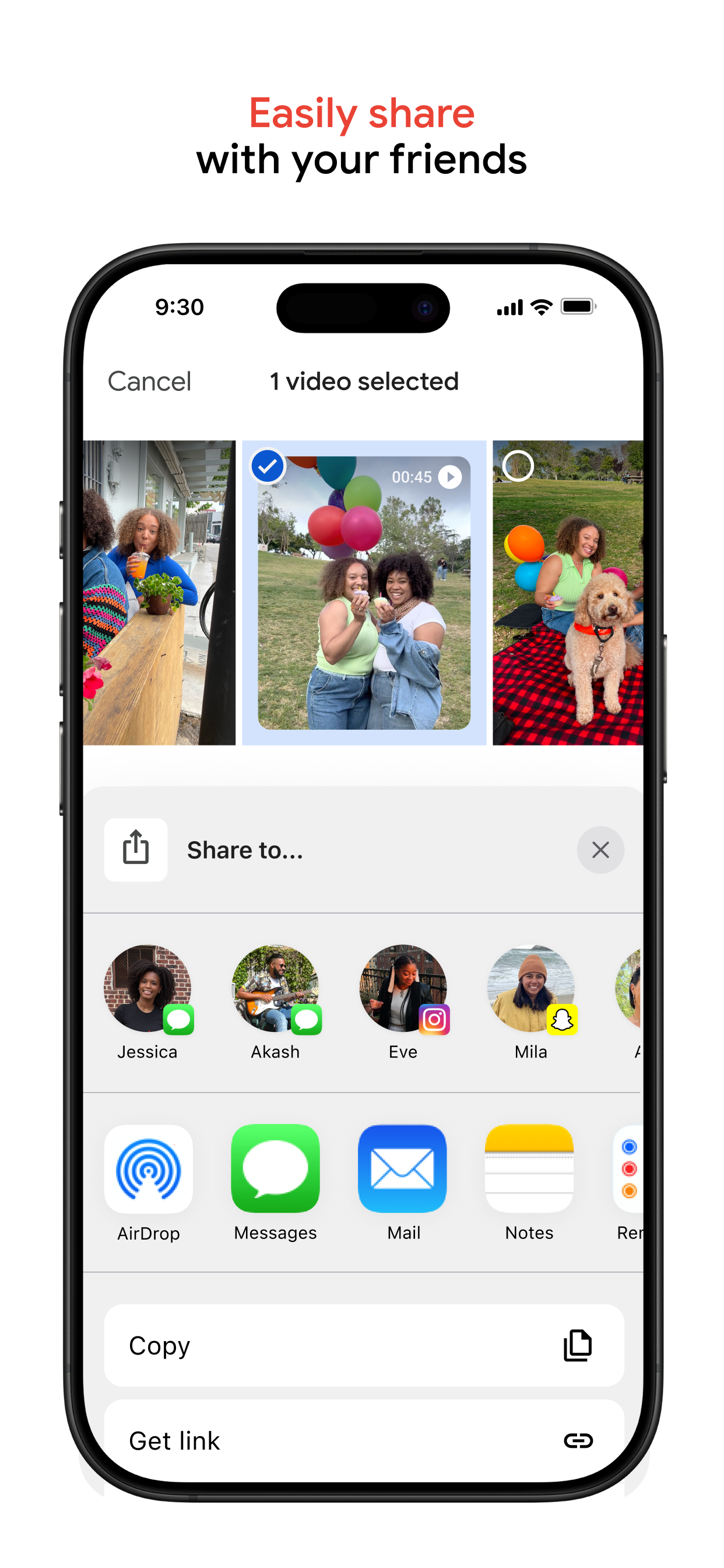 Google 相册 App Store 宣传页