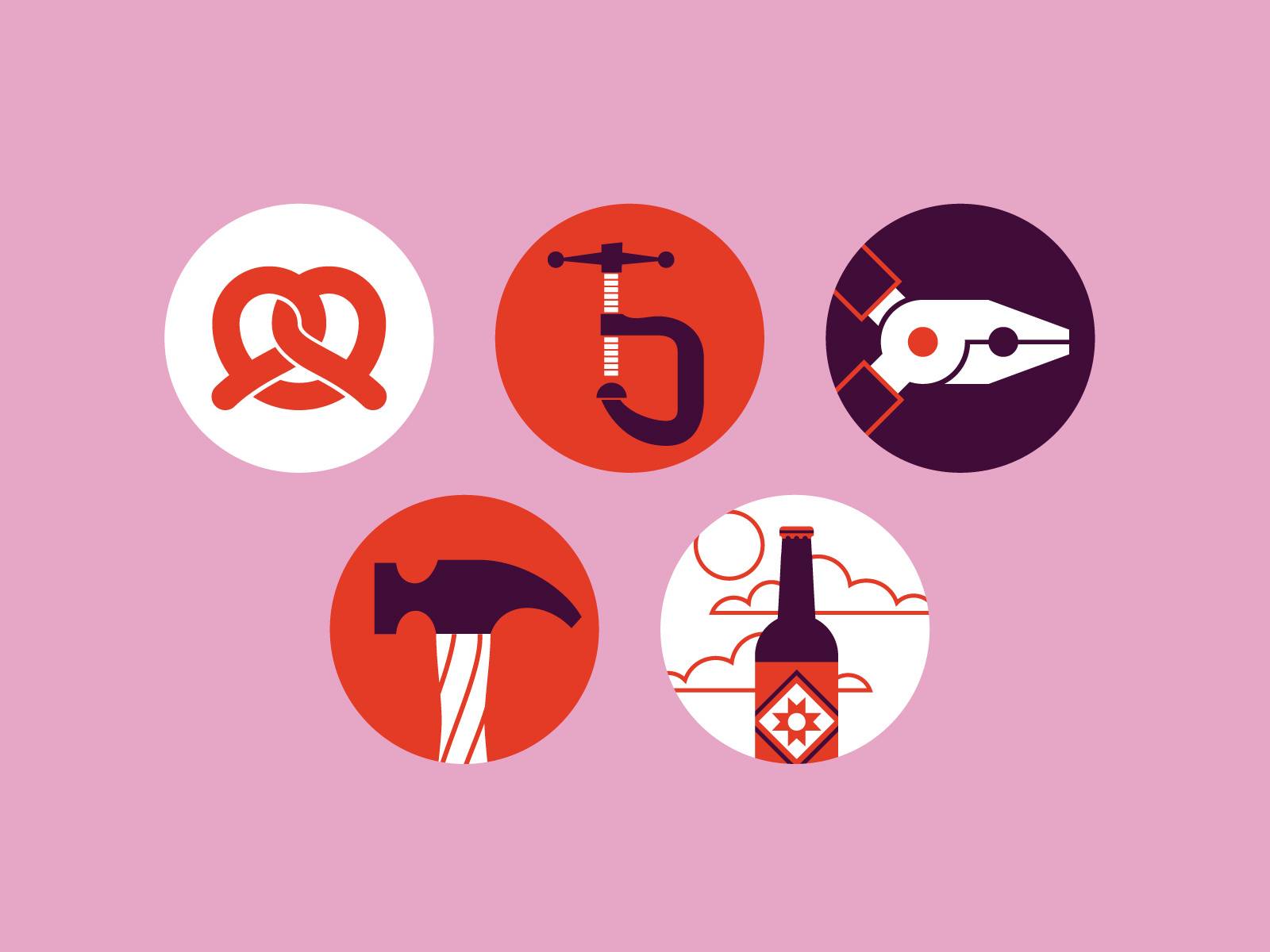 Oktoberfest Icons by Matt Naylor on Dribbble