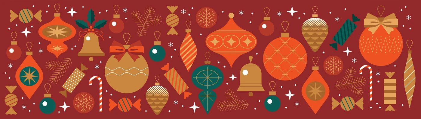 Happy Holidays set :: Behance 2