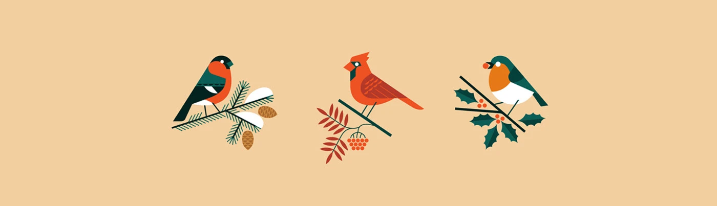 Happy Holidays set :: Behance 5