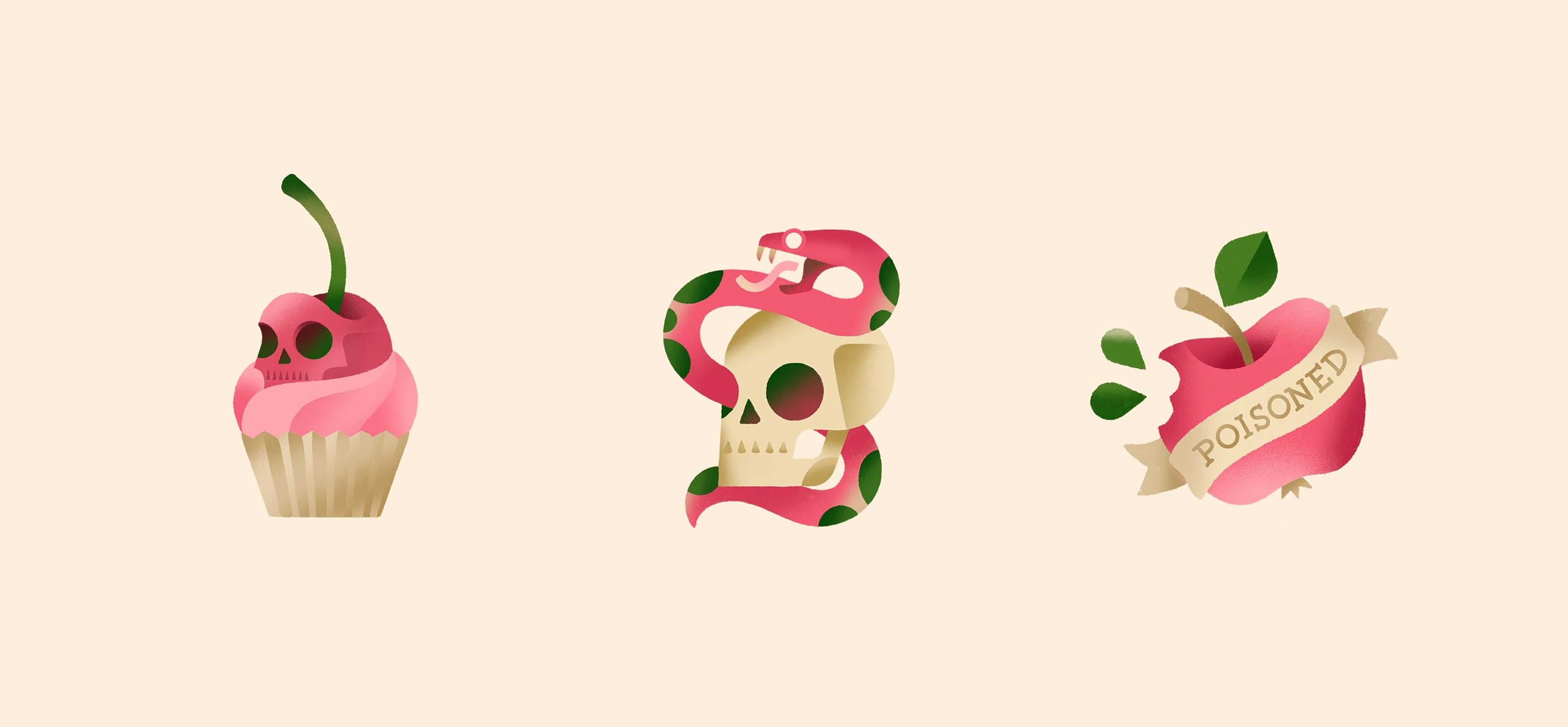 Old school tattoo stickers set :: Behance 4