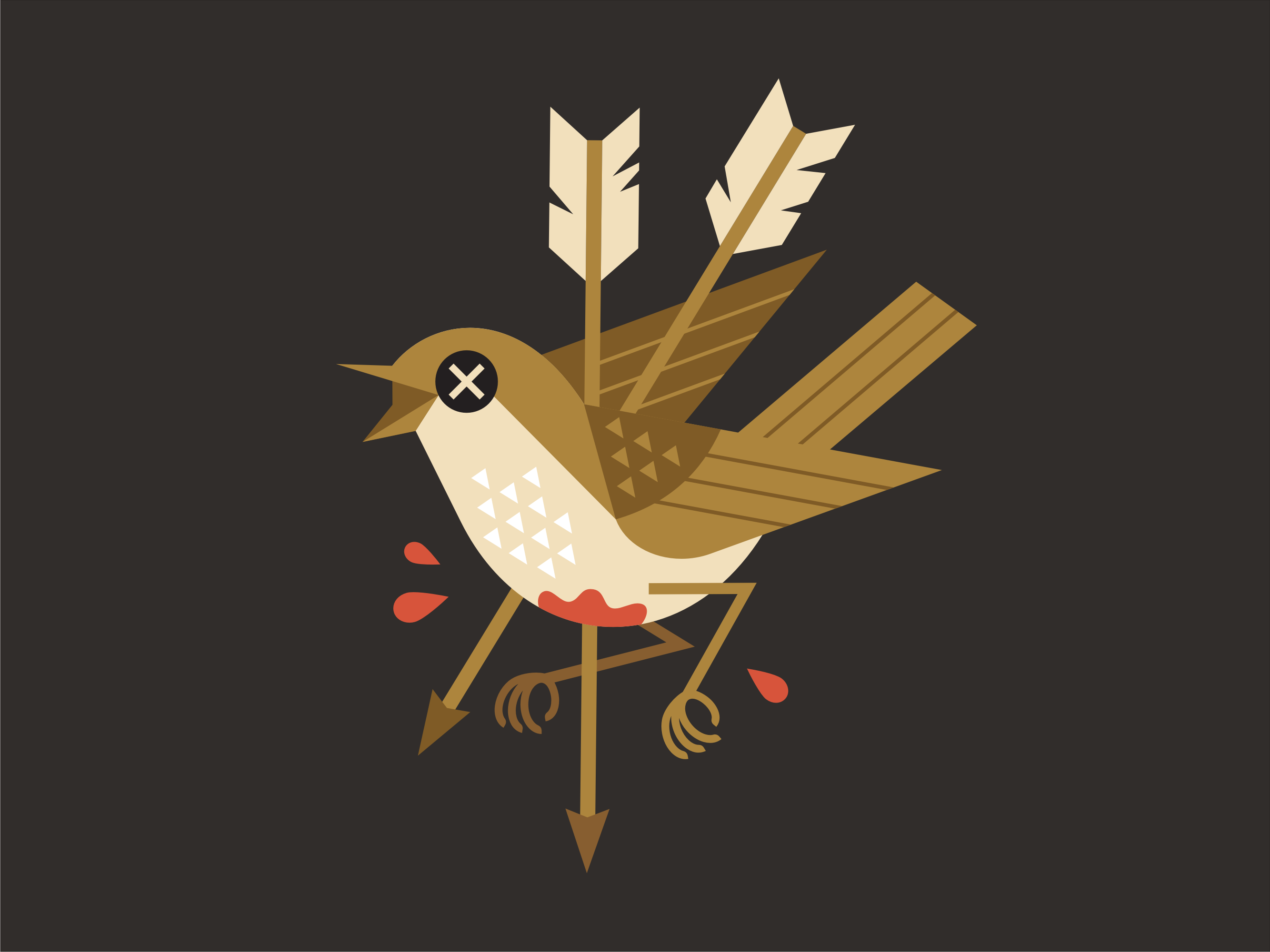 Dead bird by MissMarpl on Dribbble