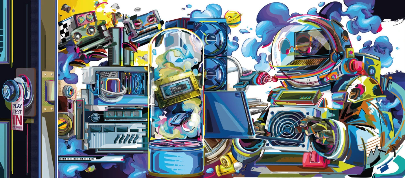 Intel - The Artist Series :: Behance 1