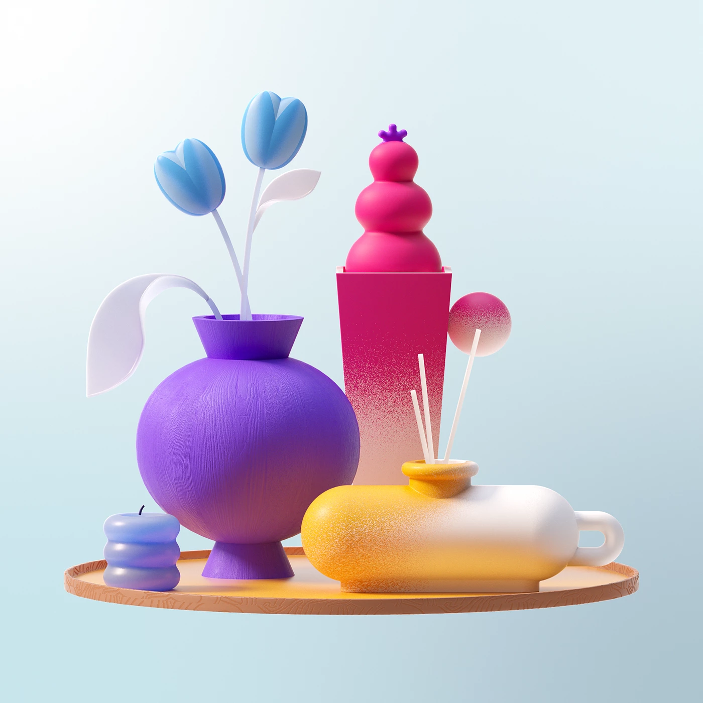 NAVER 3D Icon - The Family Month :: Behance 17