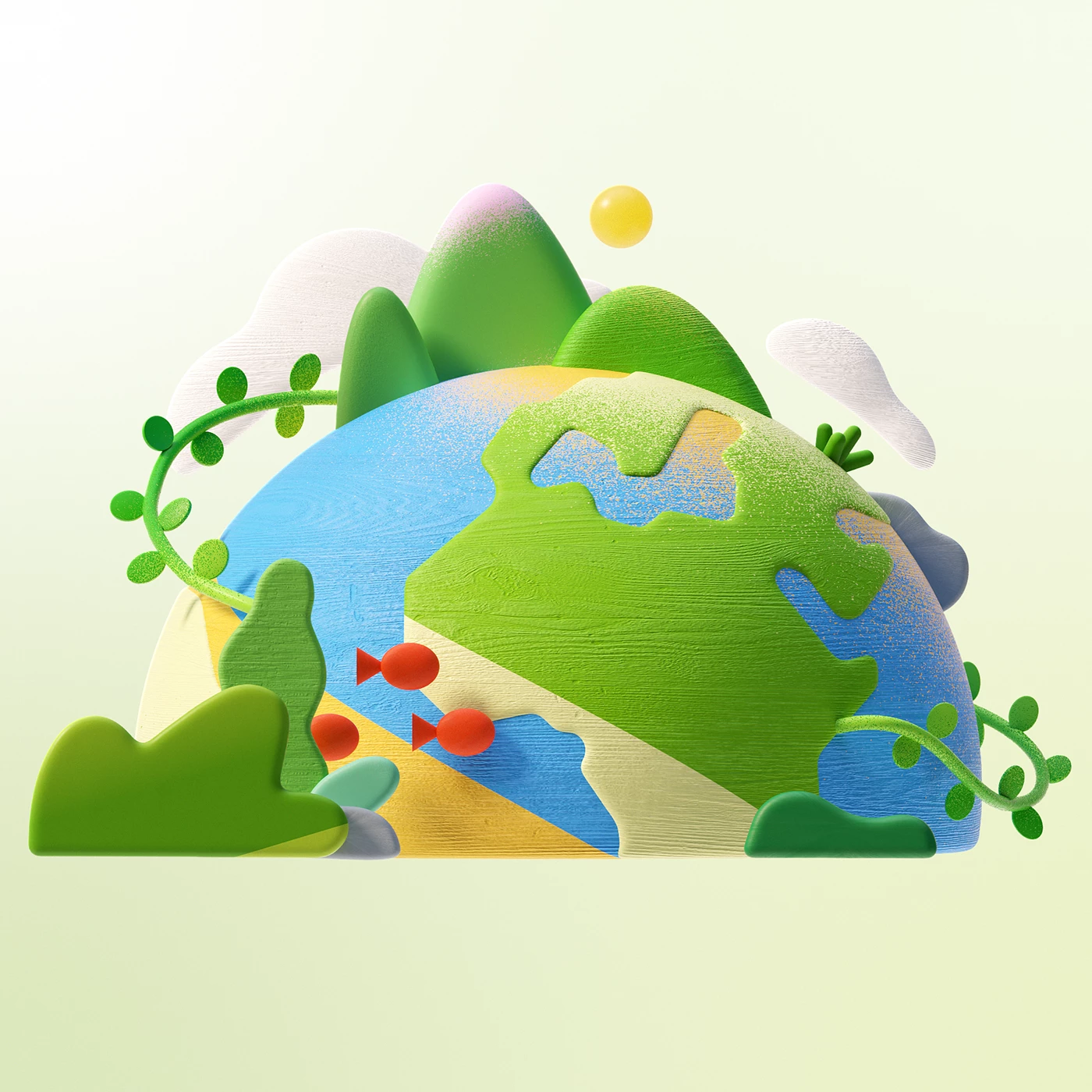 NAVER 3D Icon - The Family Month :: Behance 27