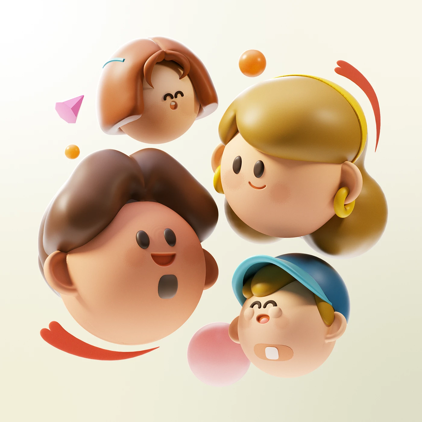NAVER 3D Icon - The Family Month :: Behance 29