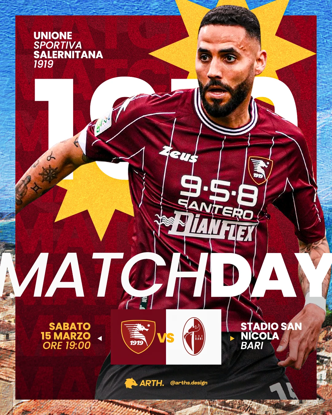 SOCIAL MEDIA - UNIONE SPORTIVA SALERNITANA 1919 :: Behance 1