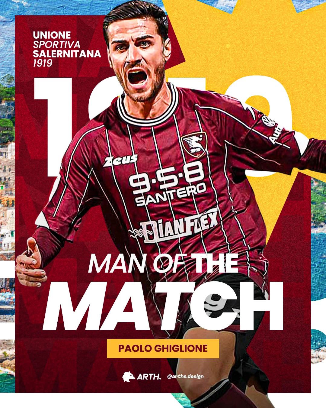 SOCIAL MEDIA - UNIONE SPORTIVA SALERNITANA 1919 :: Behance 2