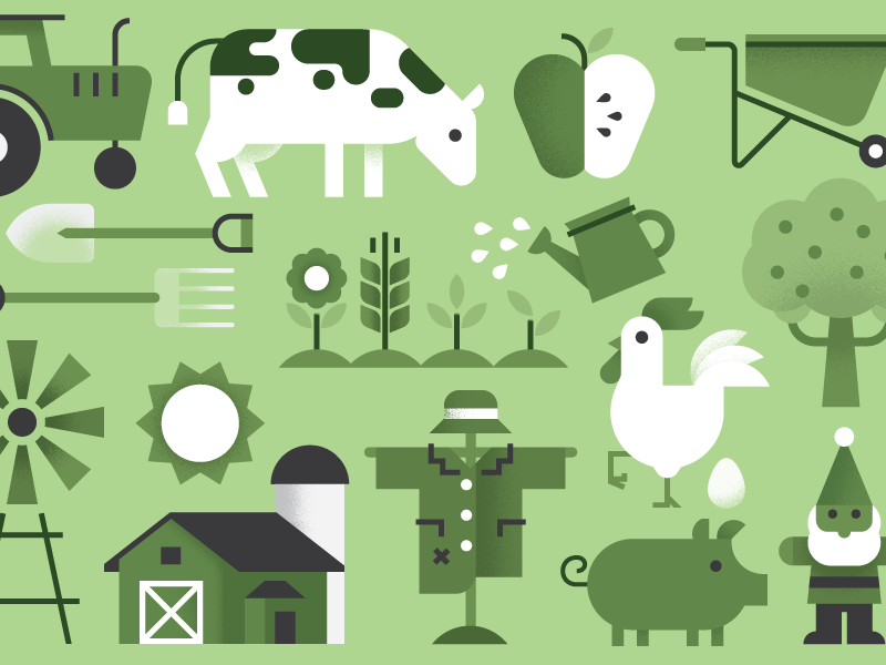 Farm Life by Kevin Moran on Dribbble