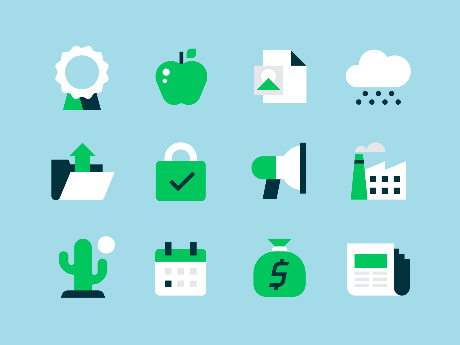 Icons, Icons, Icons (again) by Kevin Moran for Kira on Dribbble
