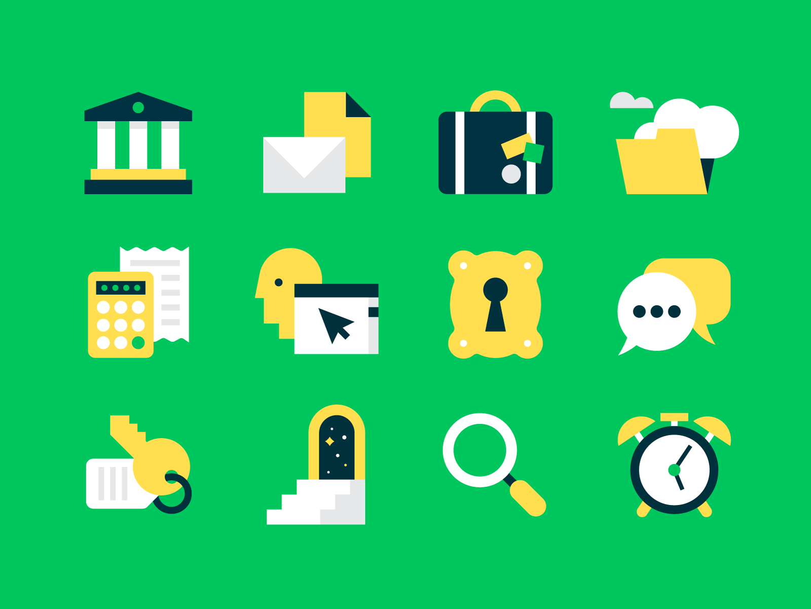 Icons, Icons, Icons (again...) by Kevin Moran for Kira on Dribbble