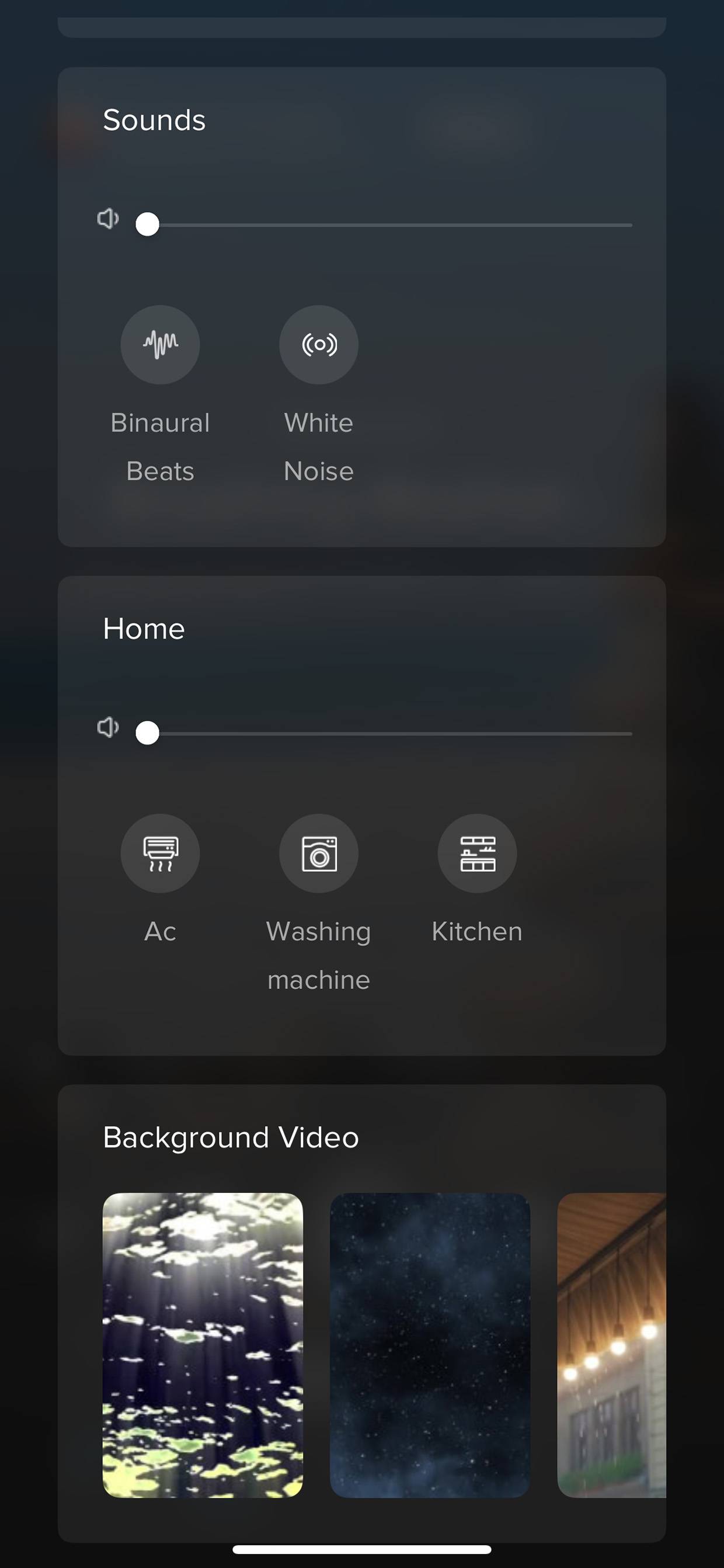 设置·音效与背景视频选择