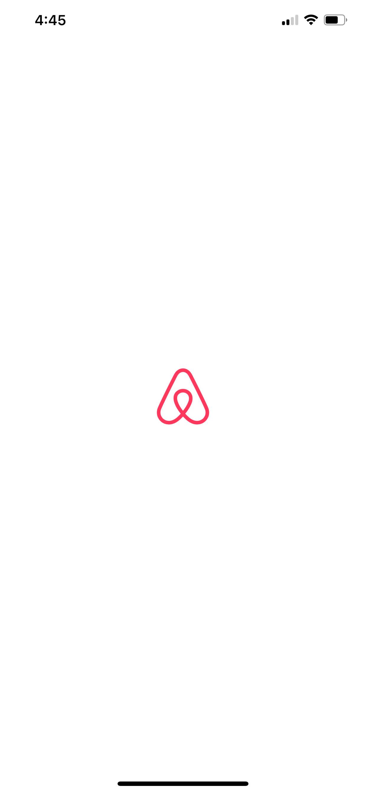 Airbnb 启动页品牌 Logo