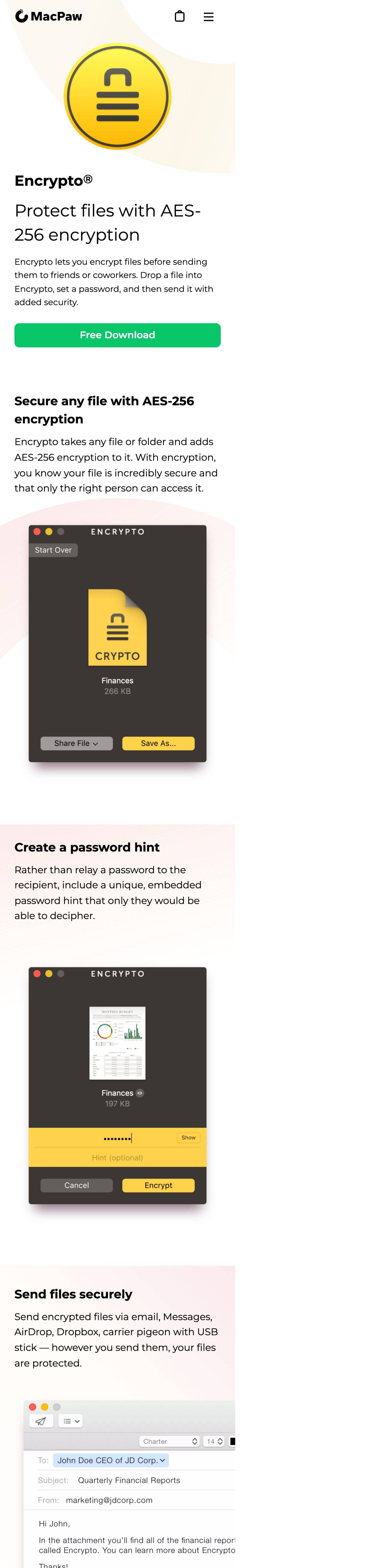 macpaw.com Encrypto 加密